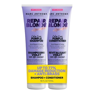 image:imageMarc Anthony Big Volume Shampoo amp Conditioner Set for Fine amp Flat HairRepair Blonde